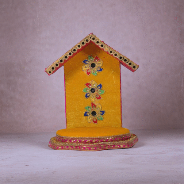 Premium Natural Handcrafted Singhasan for Laddu Gopal