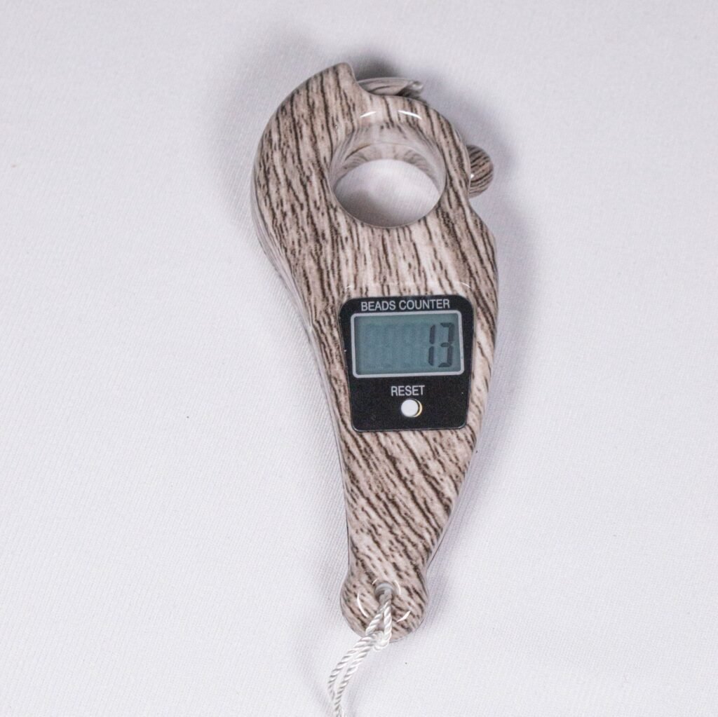Digital Tally Counter, Wooden Religious Tally Counter Digital Beads (For Naam Jaap) - Image 2
