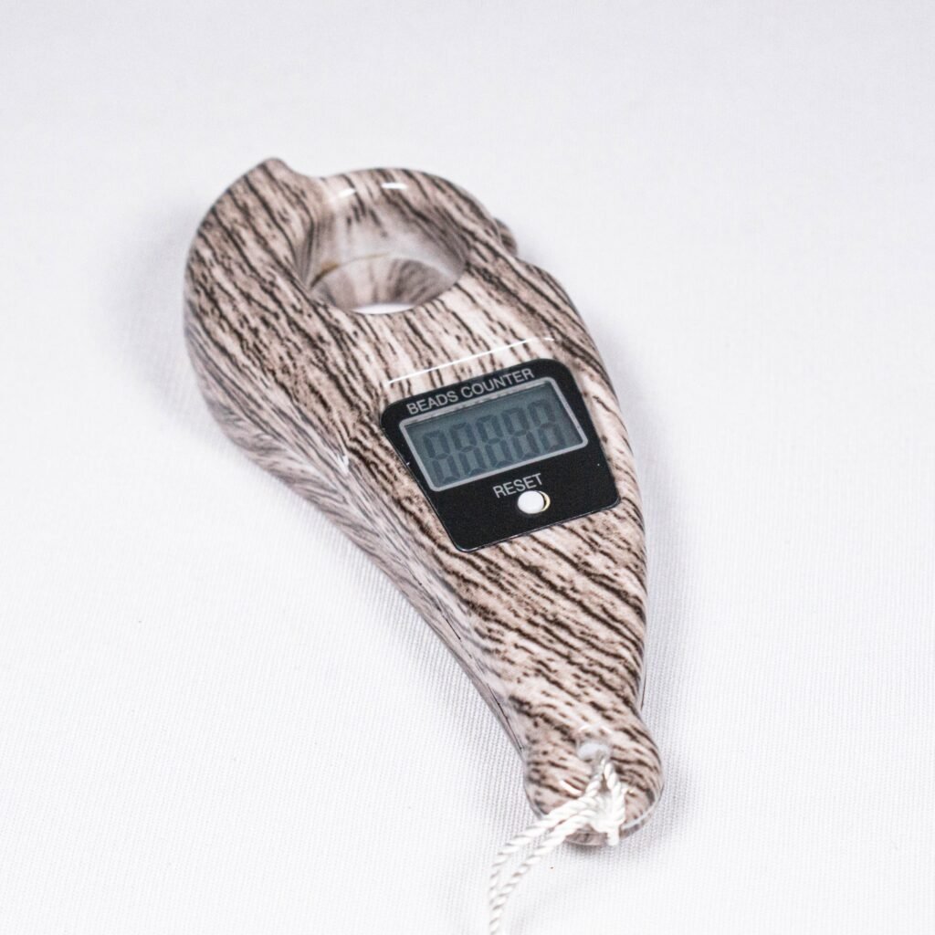 Digital Tally Counter, Wooden Religious Tally Counter Digital Beads (For Naam Jaap) - Image 3