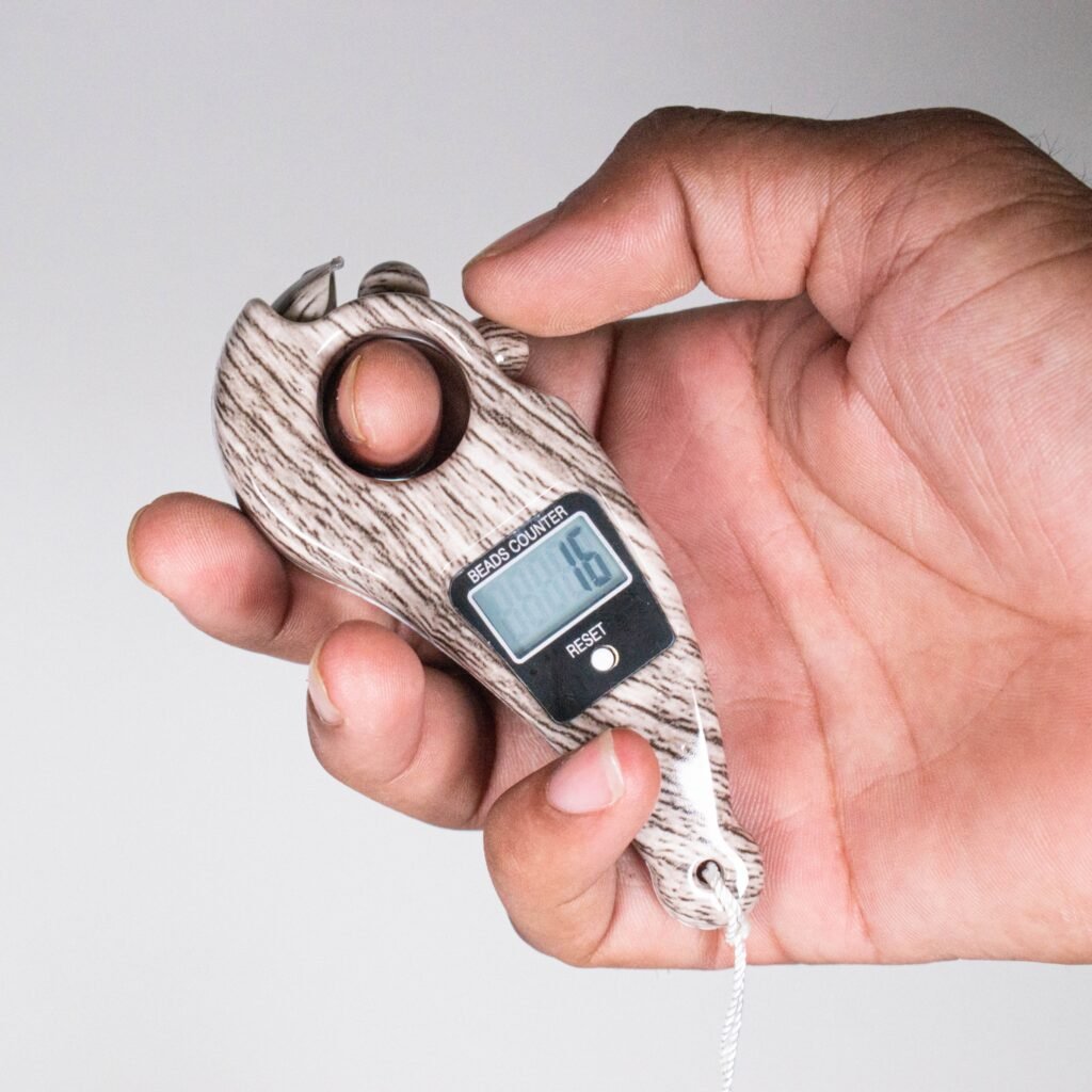 Digital Tally Counter, Wooden Religious Tally Counter Digital Beads (For Naam Jaap) - Image 5