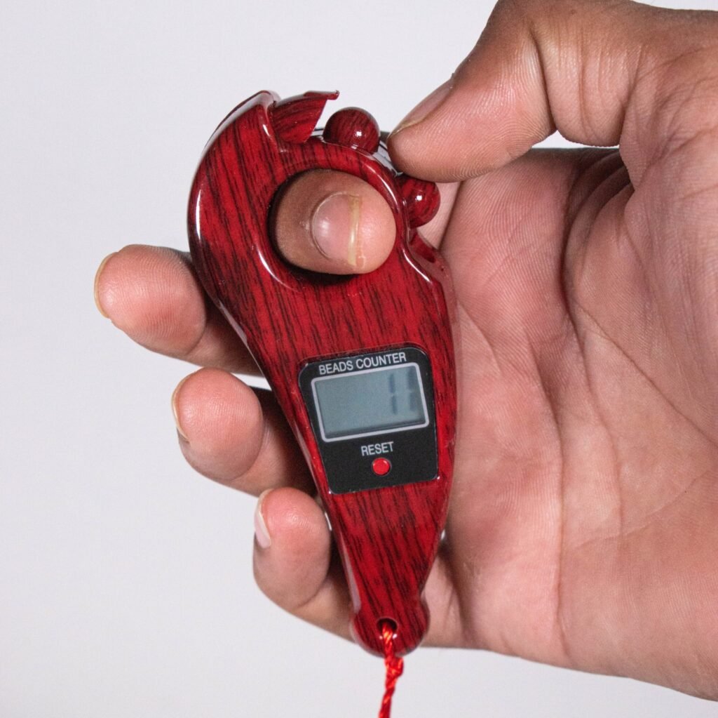 Digital Tally Counter, Wooden Religious Tally Counter Digital Beads (For Naam Jaap) - Image 4