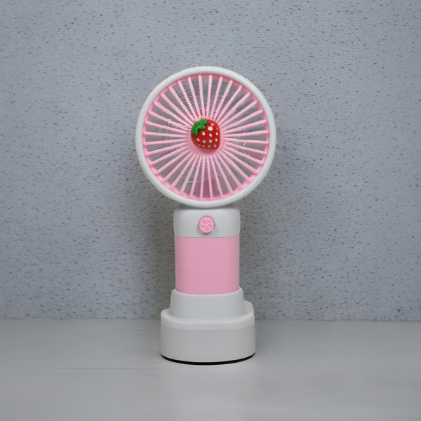USB Rechargeable Portable Mini Hand Fan, USB Hand Fan with 3 Air Speed Modes USB Fan for Table Desktop Makeup USB Fan, Rechargeable Fan