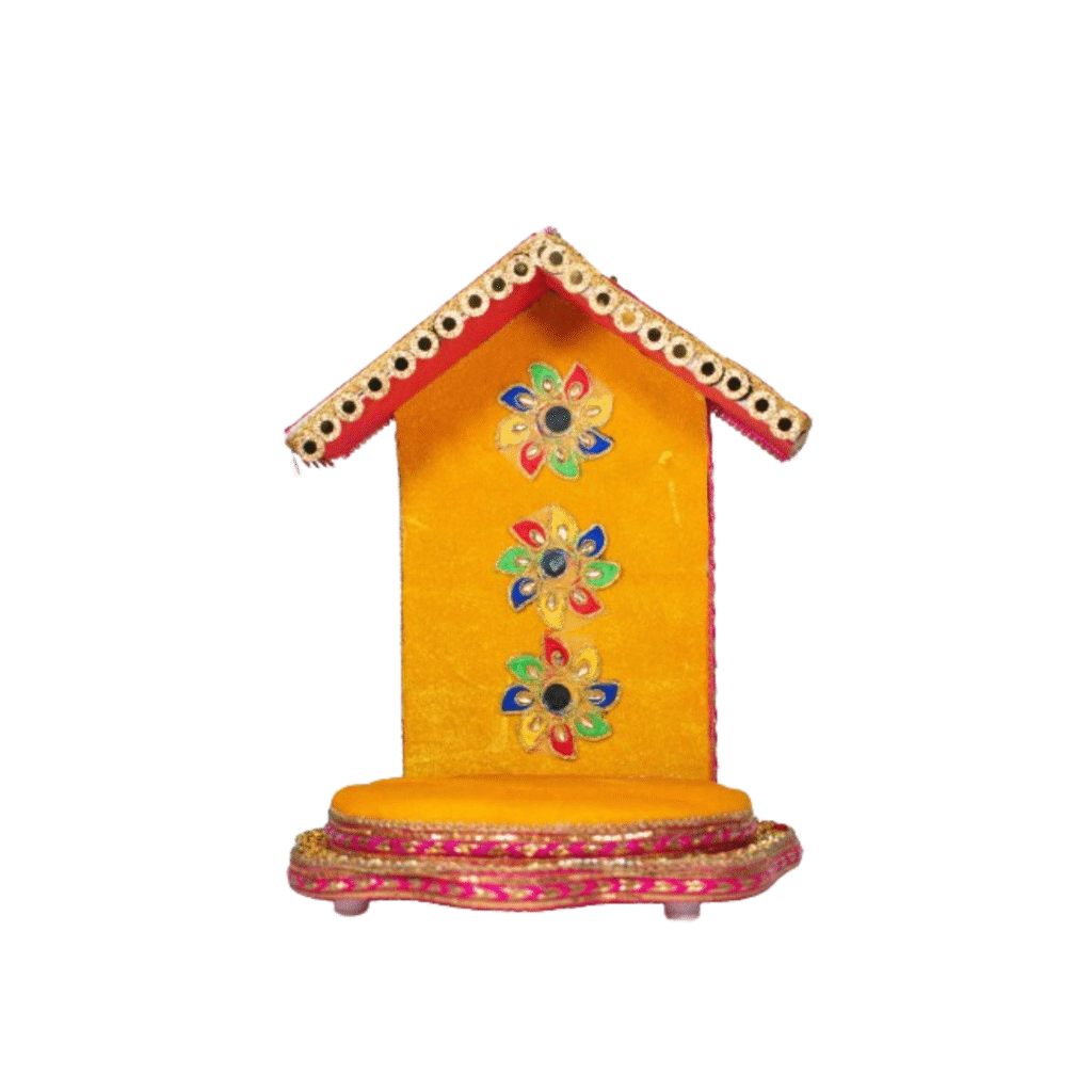 Premium Natural Handcrafted Singhasan for Laddu Gopal - Image 4
