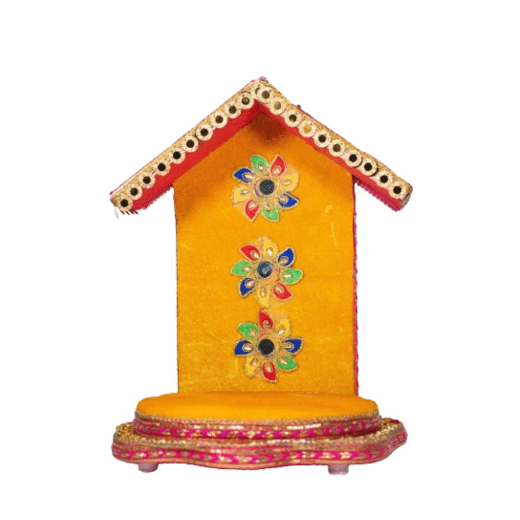 Premium Natural Handcrafted Singhasan for Laddu Gopal - Image 2