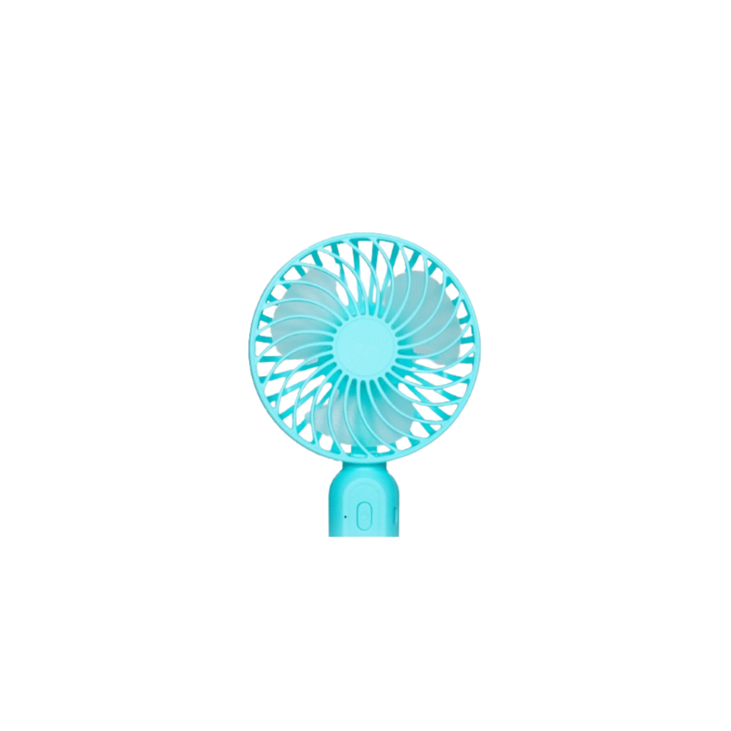 Portable Handheld Fan With 3 Speeds Battery Operated Fan Rechargeable Multi Colors As Base Phone Holder Fan (Battery Included) - Image 2