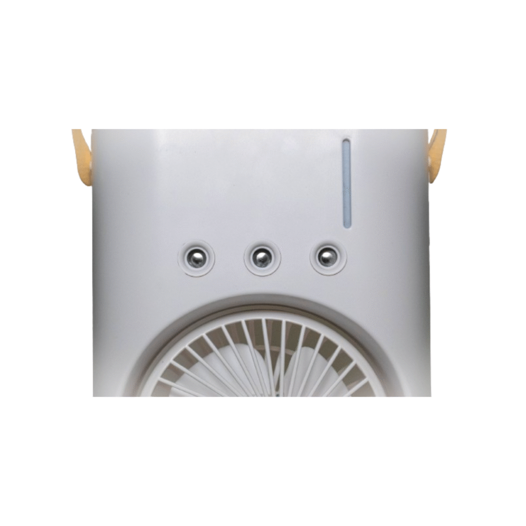 Three Hole Double Head Spray Cooling Fan, Portable Mini Air Cooler With Mist Humidifier, Mini Desktop Table Cooling Fan For Home & Office (Pack Of 1) (Double Ended Spray Fan) - Image 3