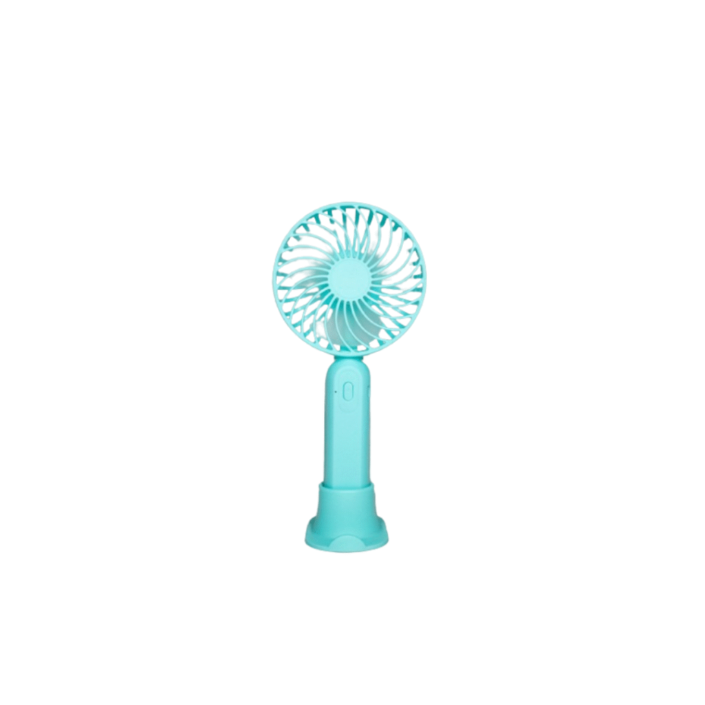 Portable Handheld Fan With 3 Speeds Battery Operated Fan Rechargeable Multi Colors As Base Phone Holder Fan (Battery Included) - Image 3