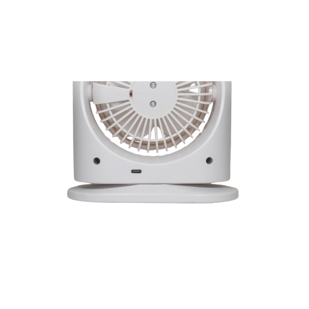 Three Hole Double Head Spray Cooling Fan, Portable Mini Air Cooler With Mist Humidifier, Mini Desktop Table Cooling Fan For Home & Office (Pack Of 1) (Double Ended Spray Fan) - Image 4