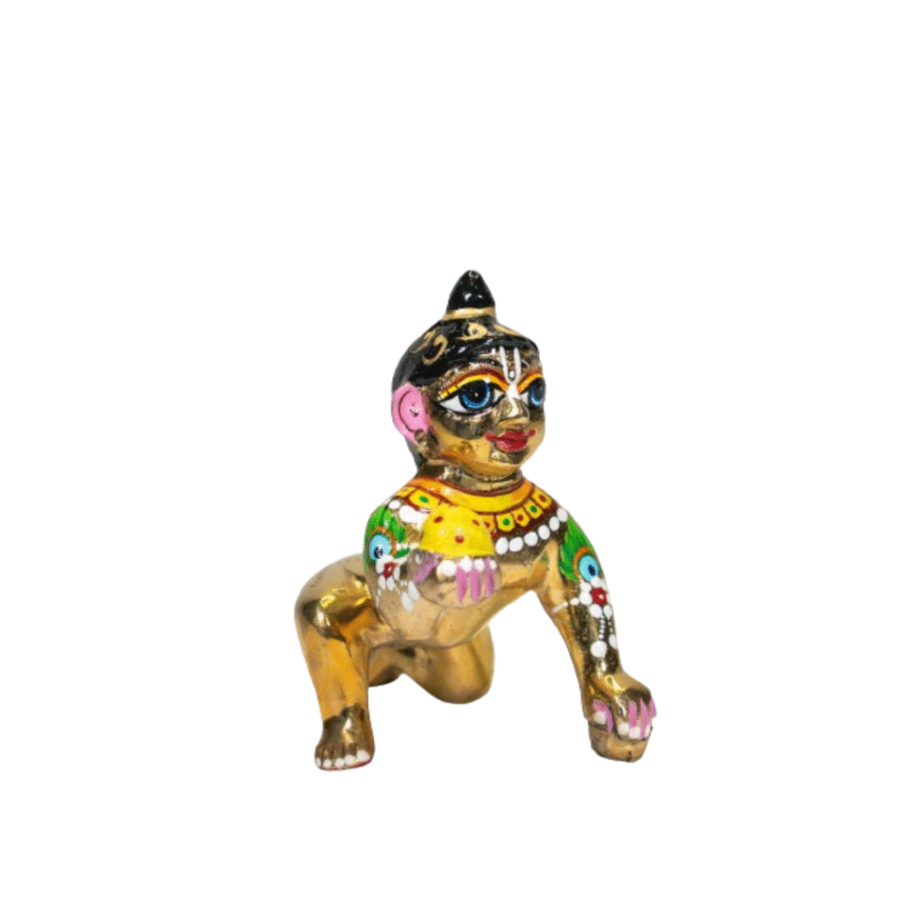 Laddu Gopal Idol ashtadhatu (Fully Makeup) - Image 2