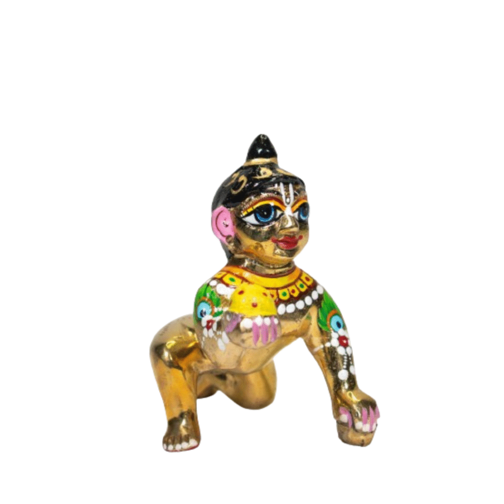 Laddu Gopal Idol ashtadhatu (Fully Makeup) - Image 3