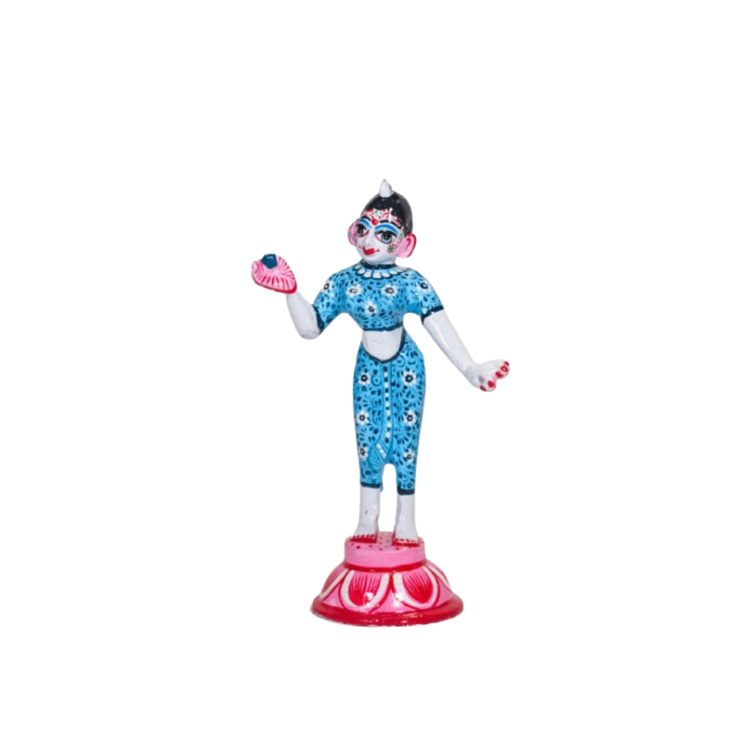 Radharani Idol Ashtadhatu 11 Inch (Fully makeup) - Image 4