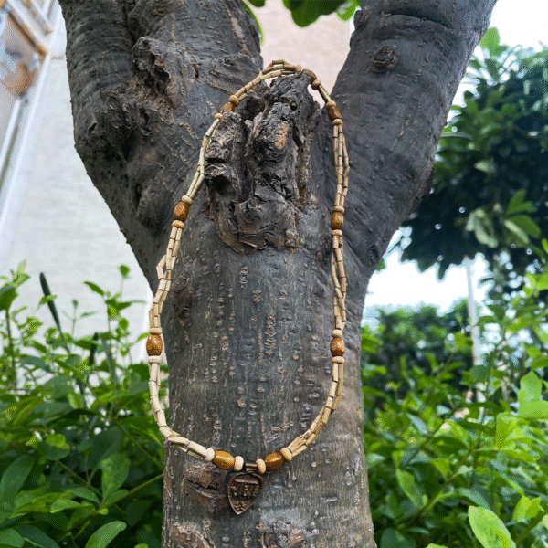 Beautiful Design Radha Name Original Tulsi Mala