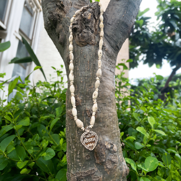 Shri Sitaram Locket Original Tulsi Kanthi Mala Beautiful Design