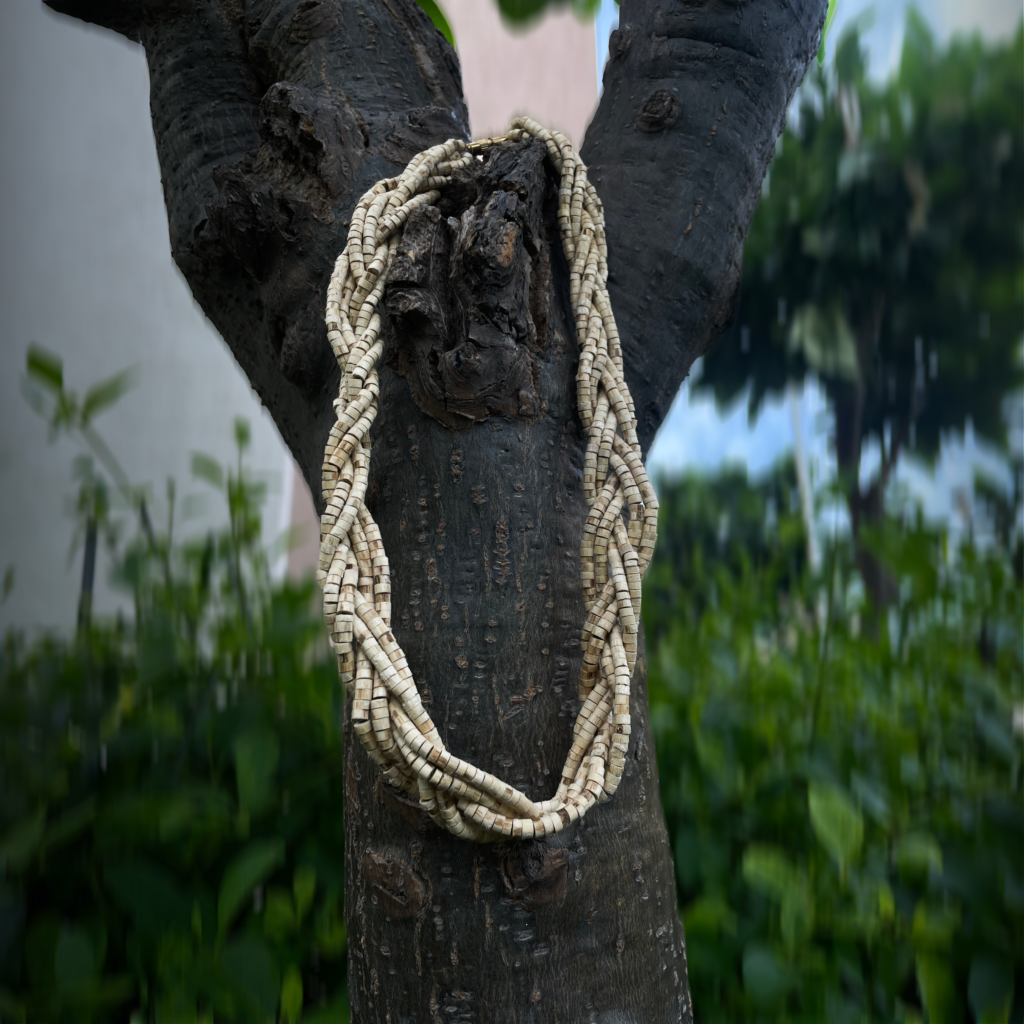 Panch Round In One Unique Design Original Tulsi Mala - Image 2