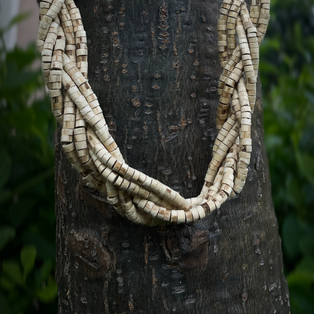 Panch Round In One Unique Design Original Tulsi Mala - Image 3