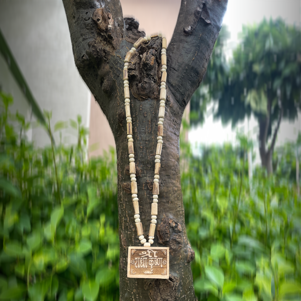 Shri Radha Krishna Name Bhaktmal Original Tulsi Mala - Image 3