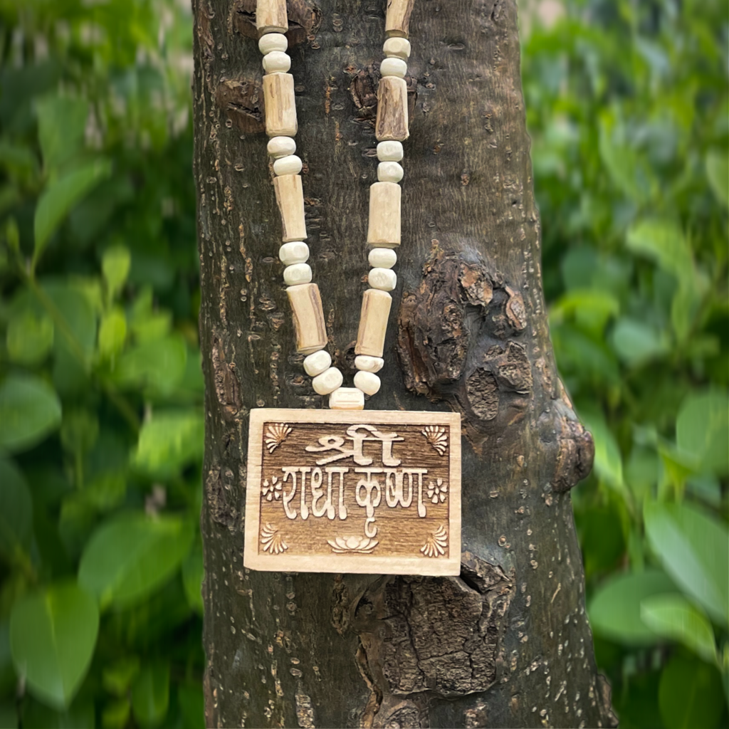 Shri Radha Krishna Name Bhaktmal Original Tulsi Mala - Image 2