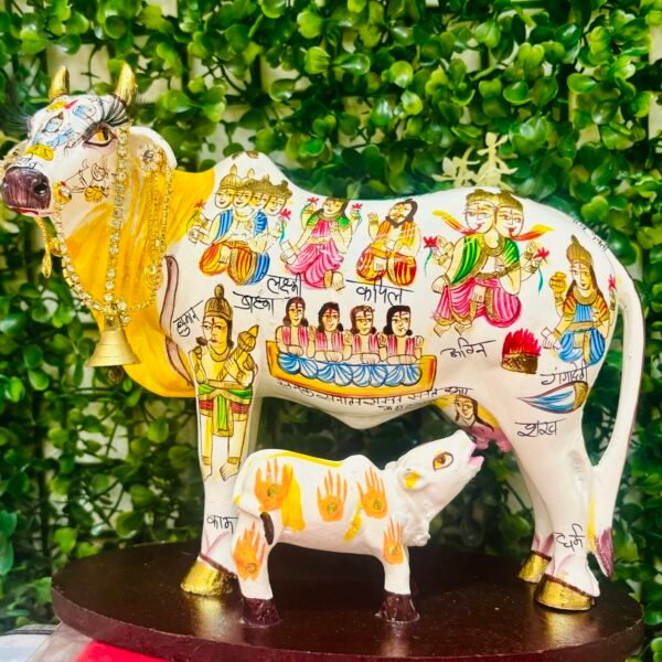 Lucky Kamdhenu Gau Mata ( Cow ) With All God Structure on Body
