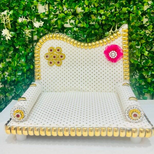 Singhasan For Laddugopal Beautiful White Color
