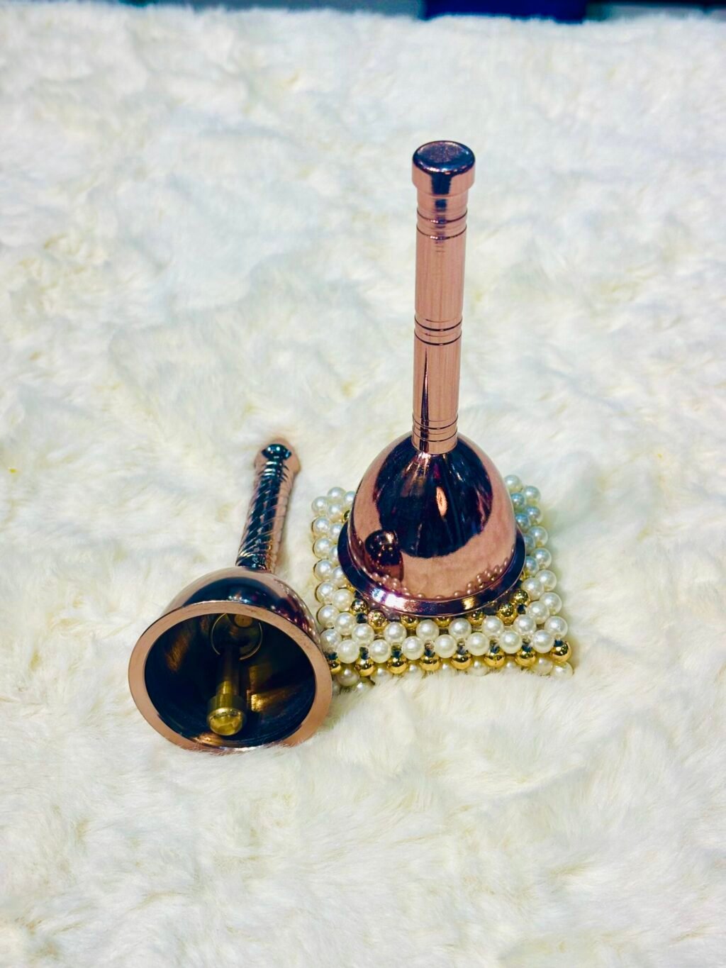 Pooja Bell Ghanti For Mandir, Beautiful Design in Brass
