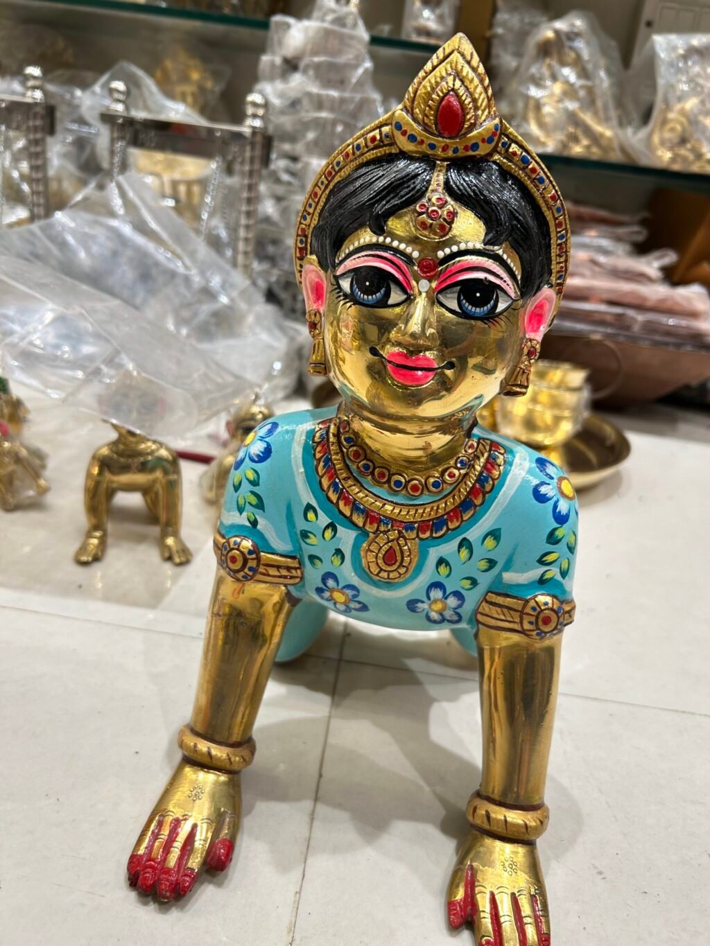 Radharani Idol Full Body Makeup Ashtadhatu 14, 15 ,16 Number