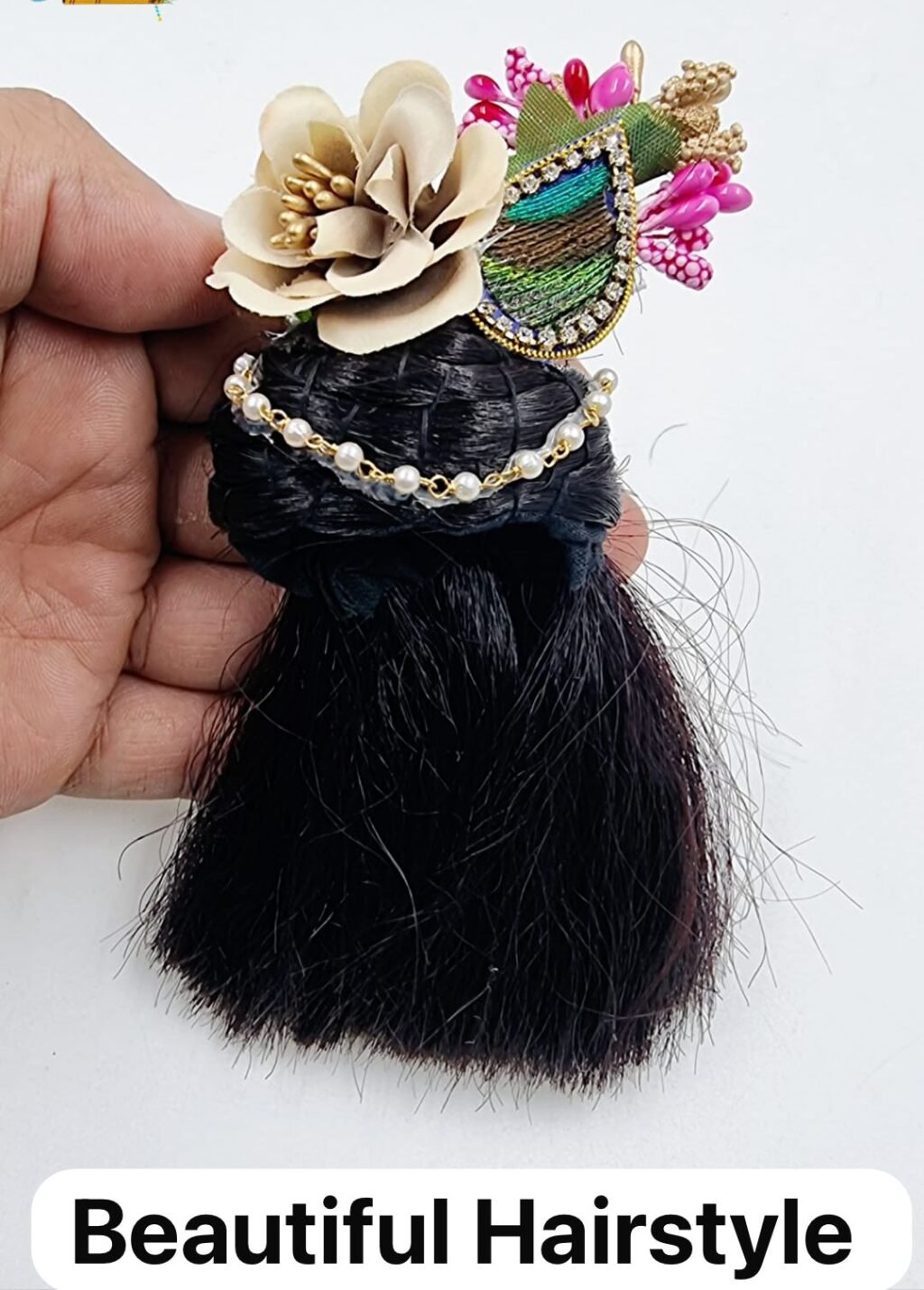 Fance Hairs For Laddugopal or Radharani - Image 2