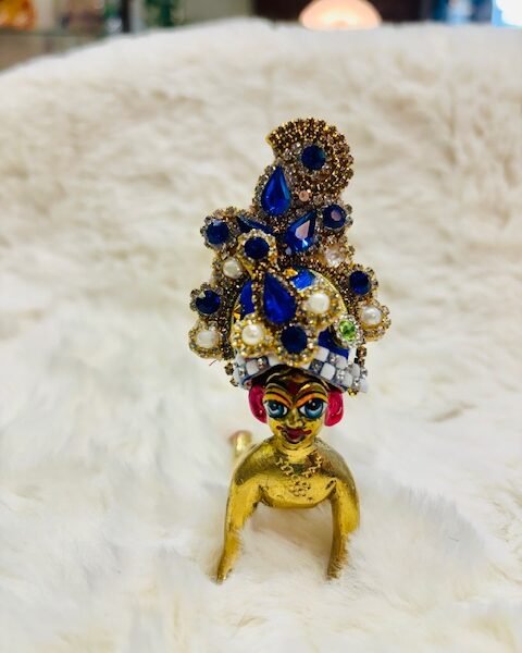 Heavy Designer Kundan Mukut For Laddugopal