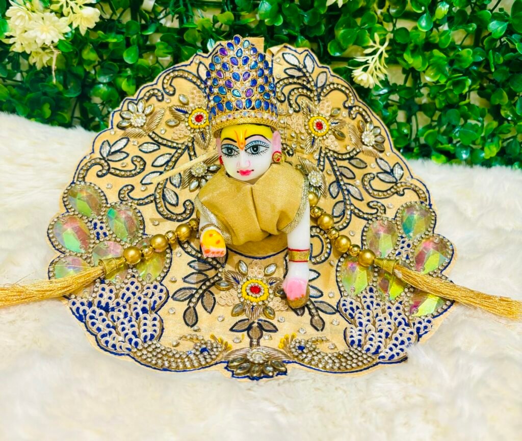 Heavy Dress In Unique Design For Laddugopal 