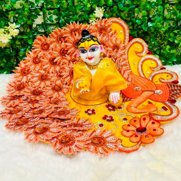 Heavy Dress In Heavy Work For Laddugopal 