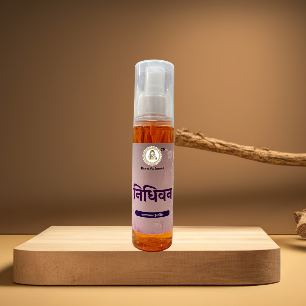 Nidhivan Perfume By Radharanikripa | Inspired by Nidhivan Mandir | Floral Amber Fragrance | 100ml 200ml