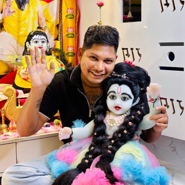 Original Silicone Laddugopal Lala 27 inch -by Radharanikripa