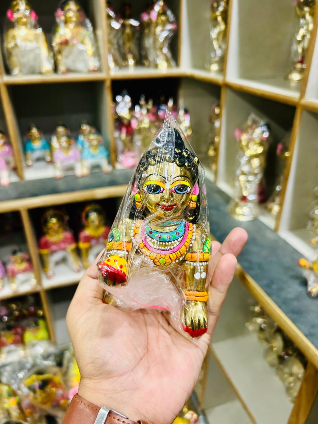 Beautiful Laddugopal Unique Makeup All Size Available  by Radharanikripa