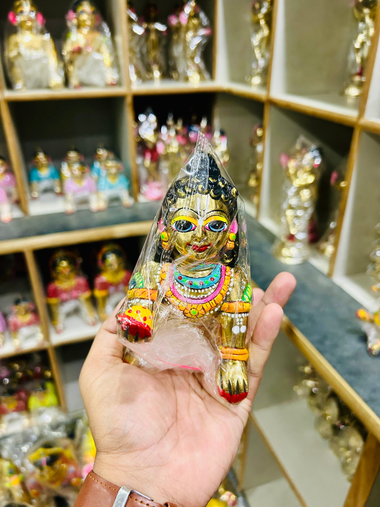 Beautiful Laddugopal Unique Makeup All Size Available  by Radharanikripa