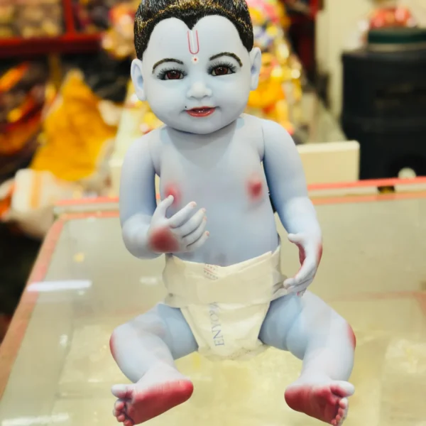 Silicone Laddugopal Lala Roop 21 inch - by Radharanikripa
