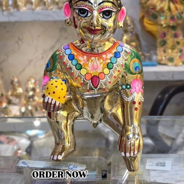 Beautiful Laddugopal idol 14 Number Full Body Makeup