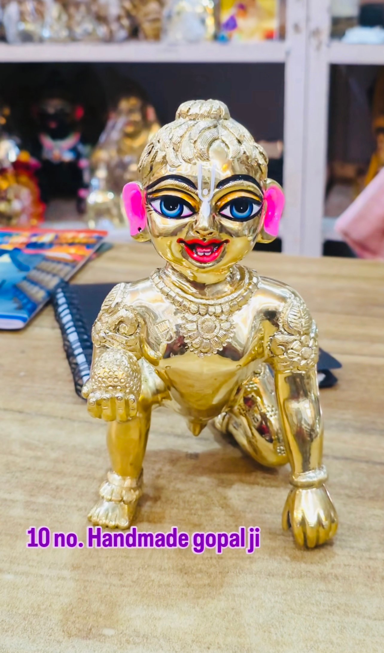 Beautiful HANDMADE Laddugopal By Radharanikripa- All Sizes Available