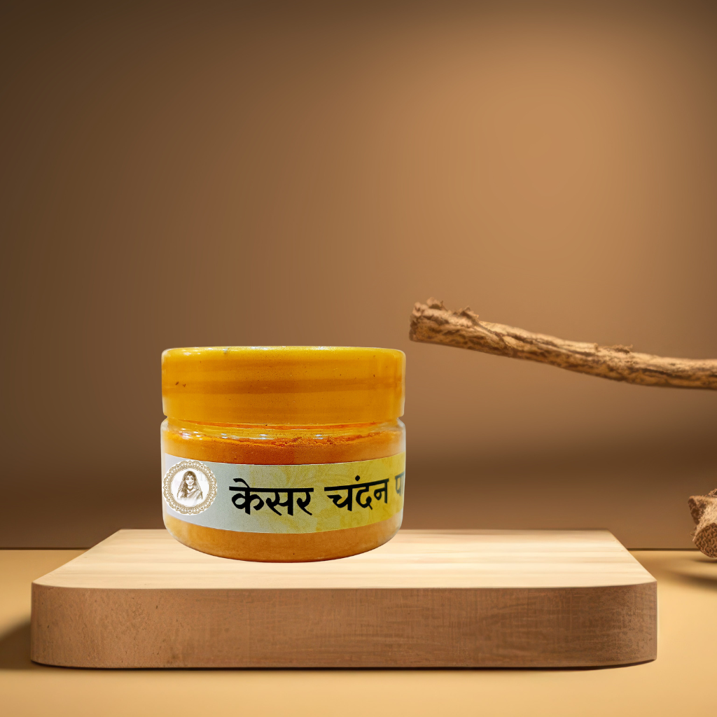 Kesariya Chandan Powder, 50 gm Tilak – Radharanikripa