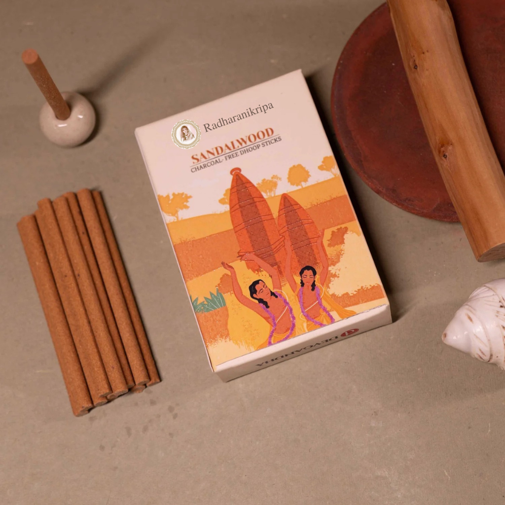 Sandalwood Bamboo-less Incense Stick | 80 GM (Approx. 40 Sticks)