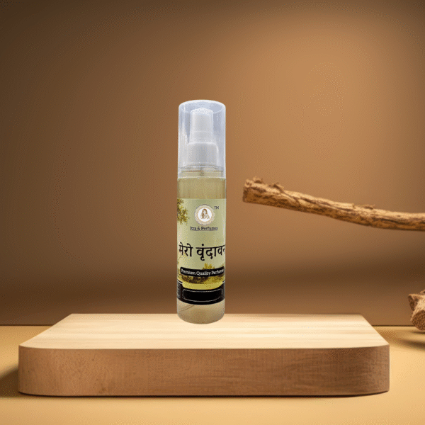 Mero Vrindavan Perfume 100ml | Saffron Musk Spicy Scent – Radharanikripa