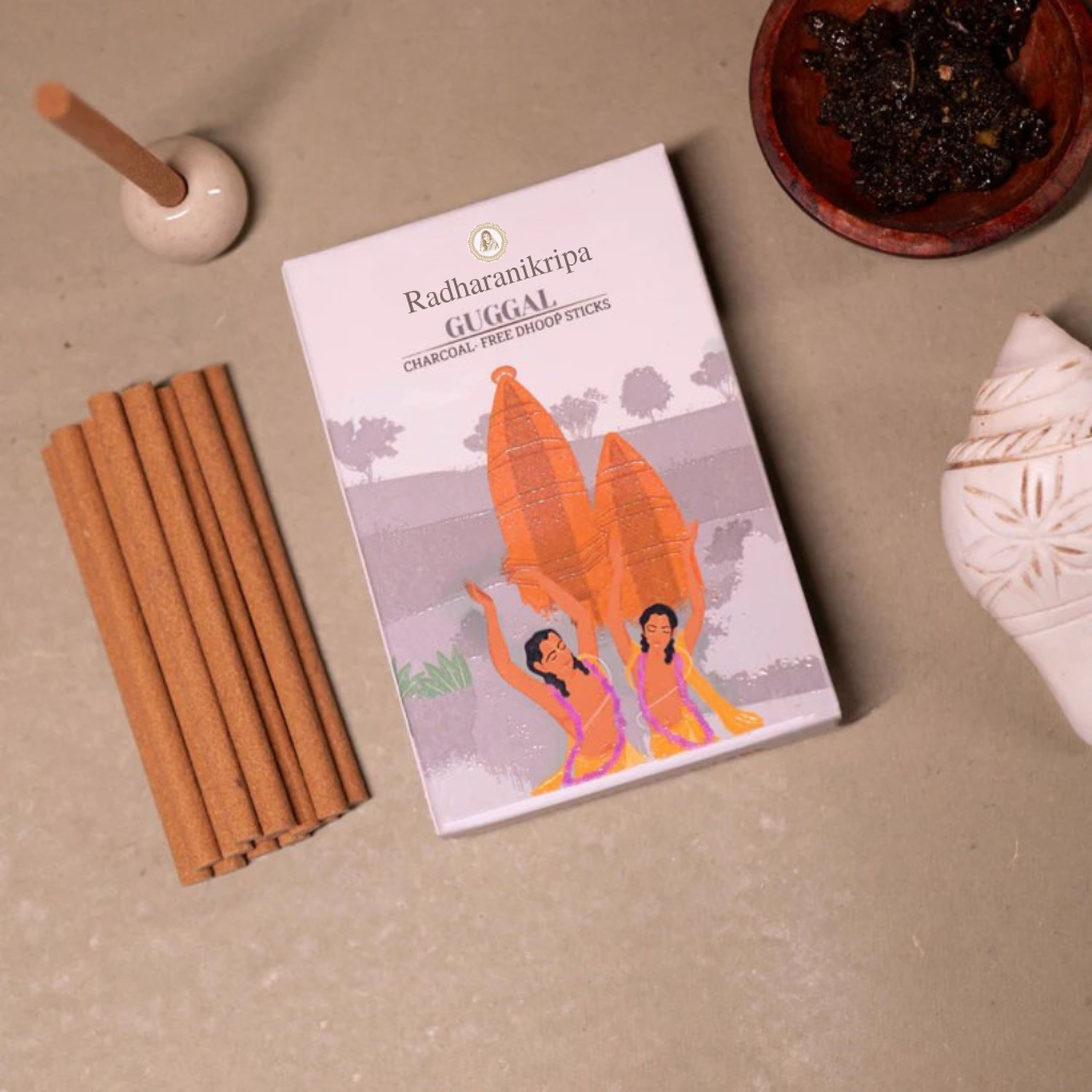 Guggal Bamboo-less Incense Stick | 80 GM (Approx. 40 sticks)