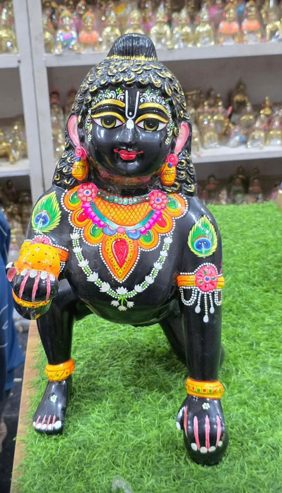 Beautiful Black Laddugopal idol 21 Number