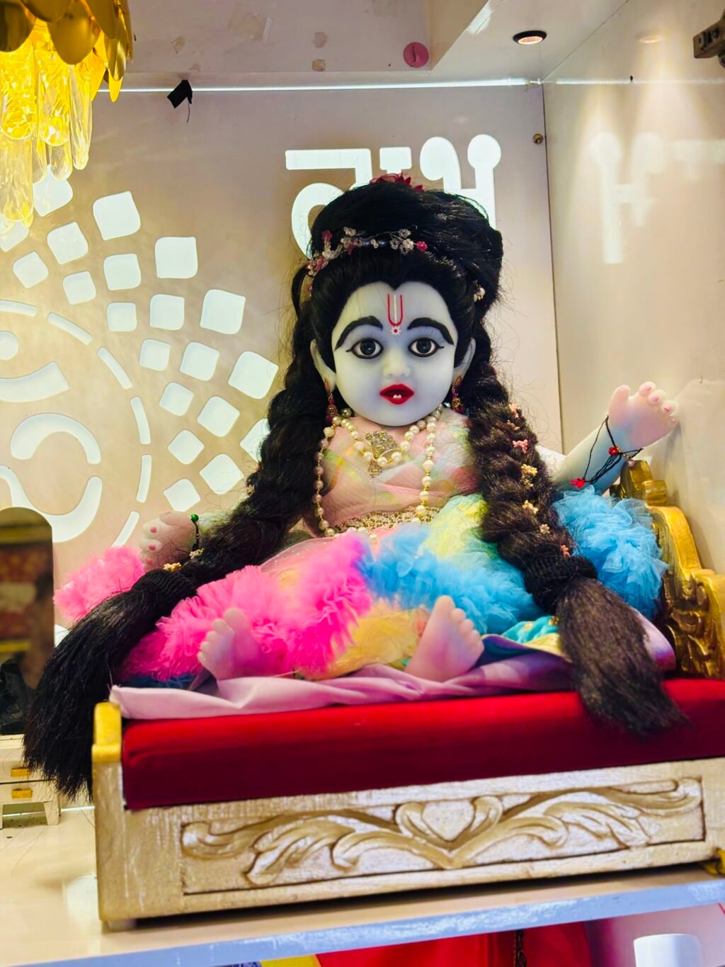 Original Silicone Laddugopal Lala 27 inch -by Radharanikripa - Image 2