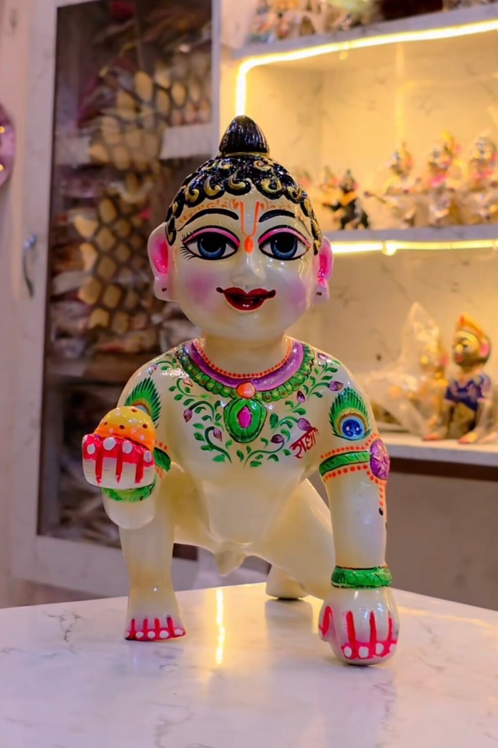 Beautiful Skin Color Laddugopal All Size Available- by Radharanikripa - Image 2