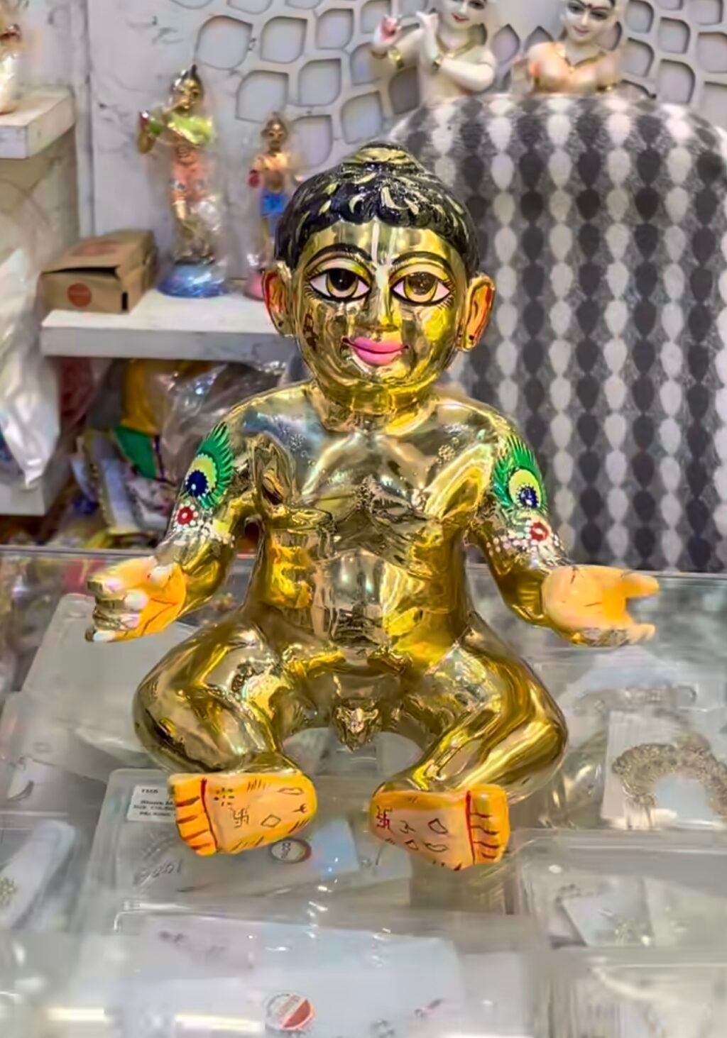 Beautiful Laddugopal Nandlala 12 Number - by Radharanikripa All Sizes Available - Image 3