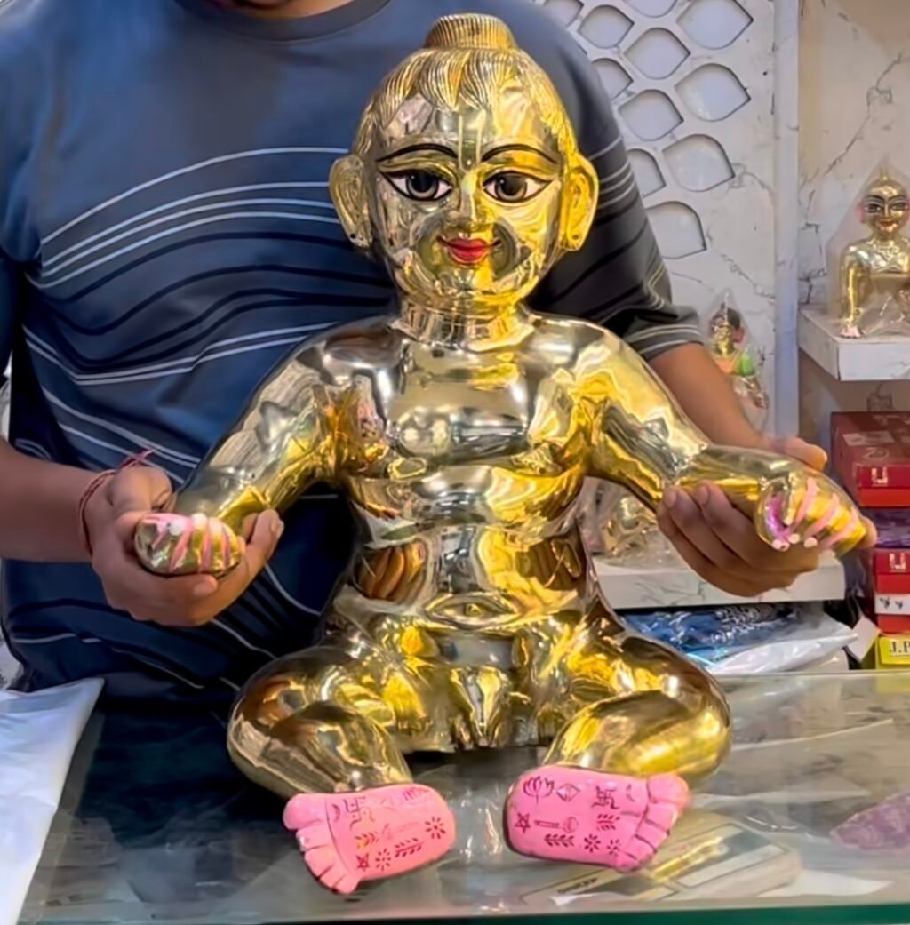 Beautiful Laddugopal Lala 21 Number - by Radharanikripa All Sizes Available - Image 2