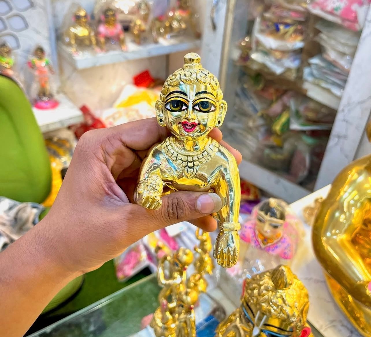 Beautiful Handmade Vrindavan Laddugopal All Size Available- by Radharanikripa