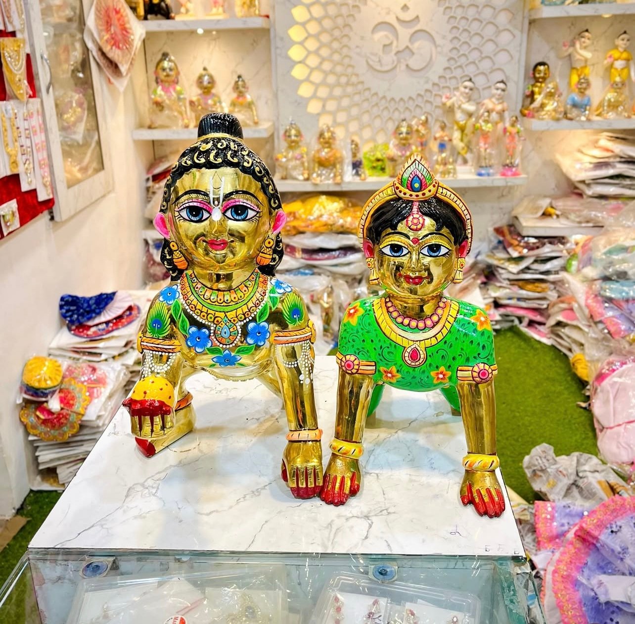 Beautiful Laddugopal Radharani Combo Jodi 16 Number -by Radharanikripa
