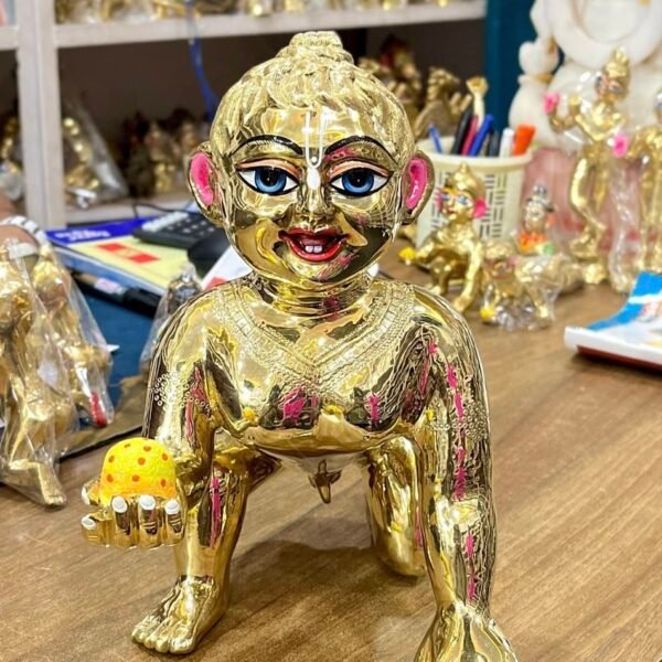 Beautiful Handmade Laddugopal 12 Number 10kg -by Radharanikripa