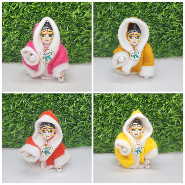 Laddu Gopal Monkey Suit Pack of 3 [Random Color]