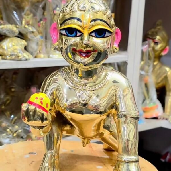 Beautiful Laddugopal 12 Number Blue Eyes By Radharanikripa- All Sizes Available